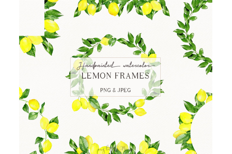 lemon-wedding-invitation-clipart-watercolor-w144