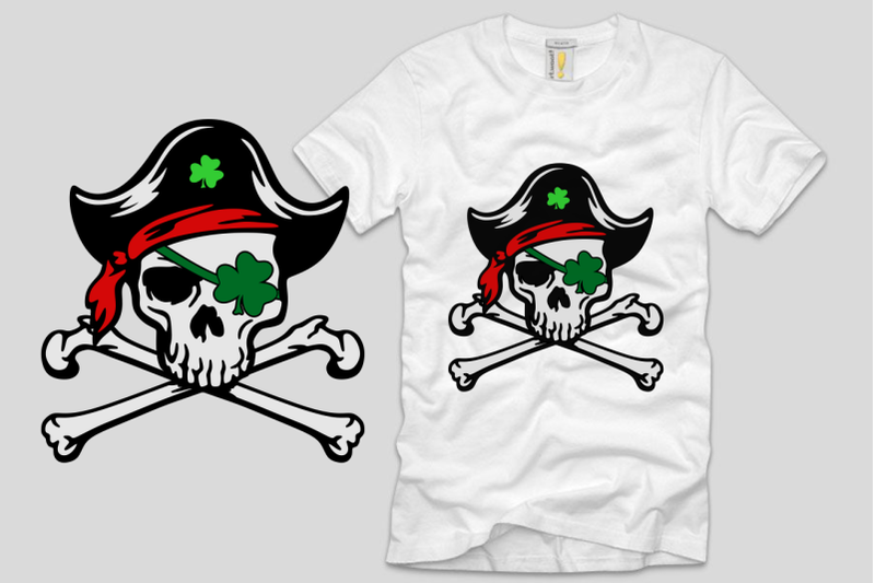 shamrock-pirate-skull-st-patricks-svg-design