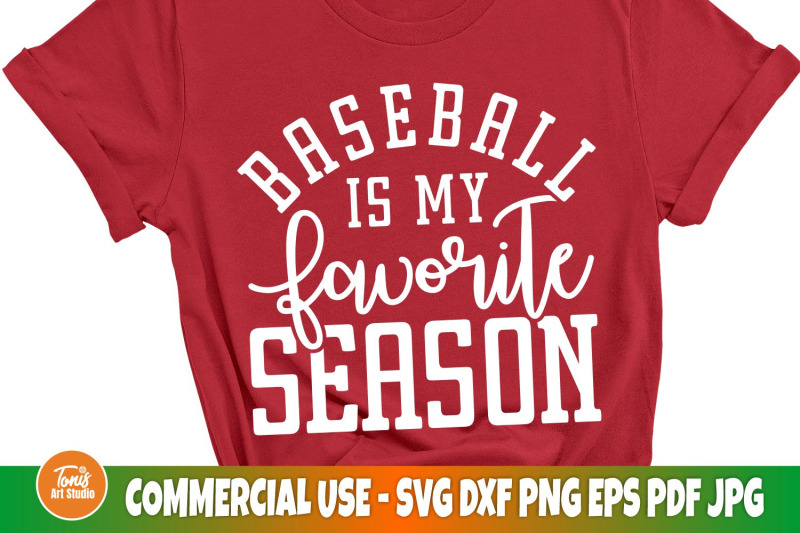 baseball-is-my-favorite-season-svg-t-shirt-design