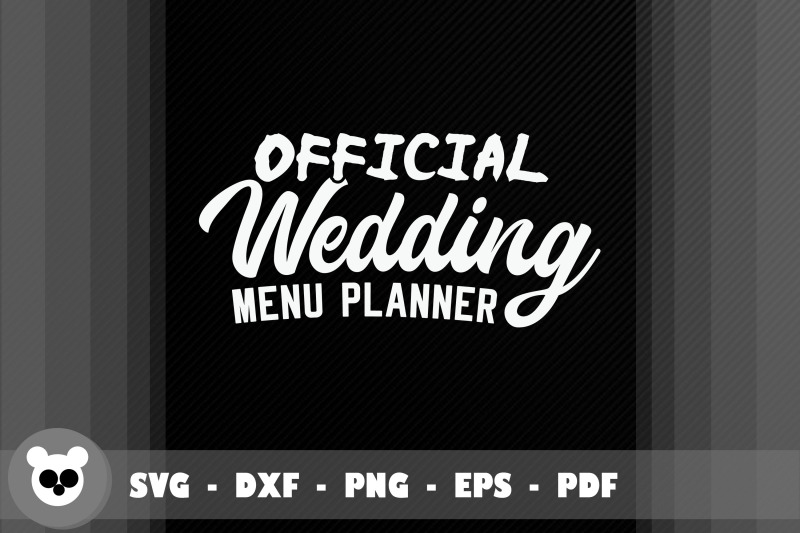 official-wedding-party-menu-planner