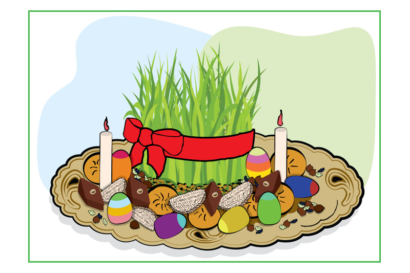 xoncha-tray-with-sweets-and-syamyan-in-honor-of-novruz