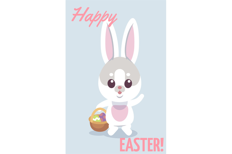 happy-easter-card-cute-bunny-holding-gift-basket-with-eggs