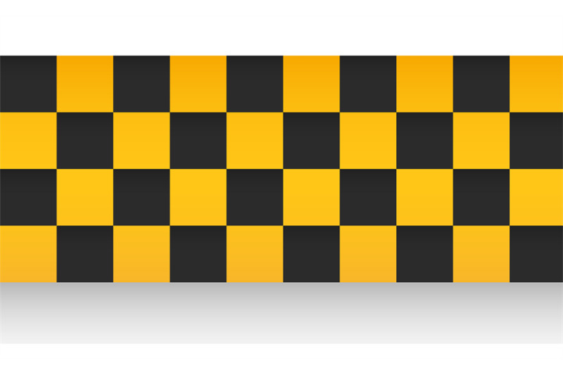 yellow-ribbon-with-black-squares-taxi-cab-sign