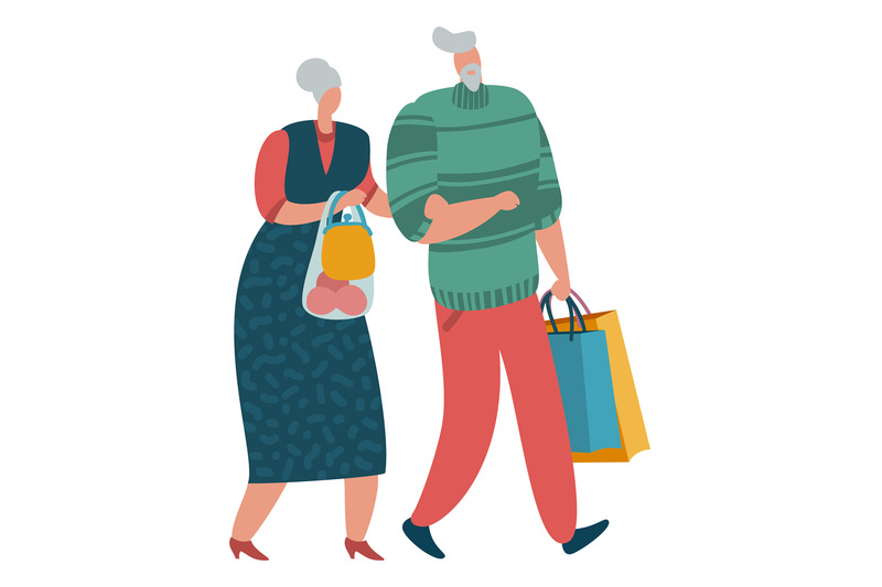 old-couple-going-with-grocery-bags-seniors-shopping-together