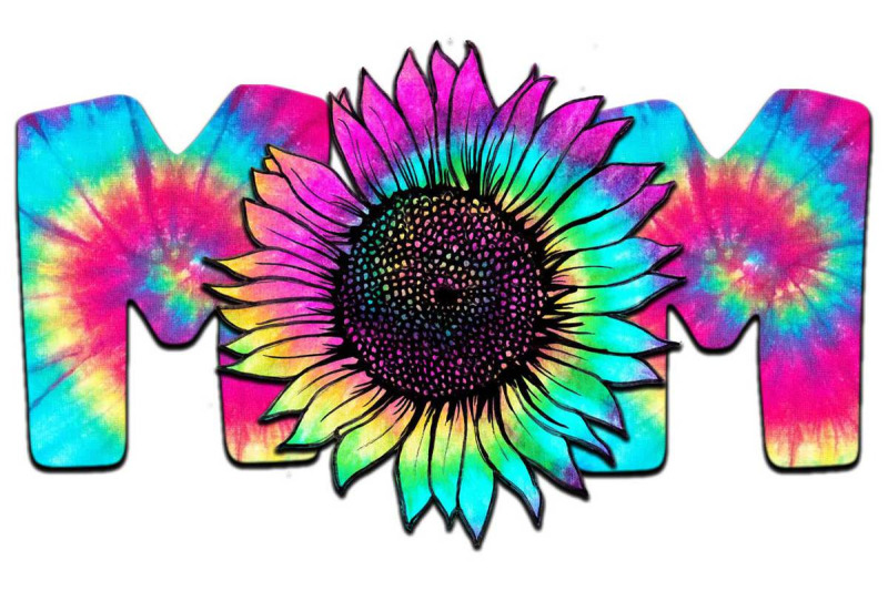 mom-sunflower-rainbow-color-sublimation