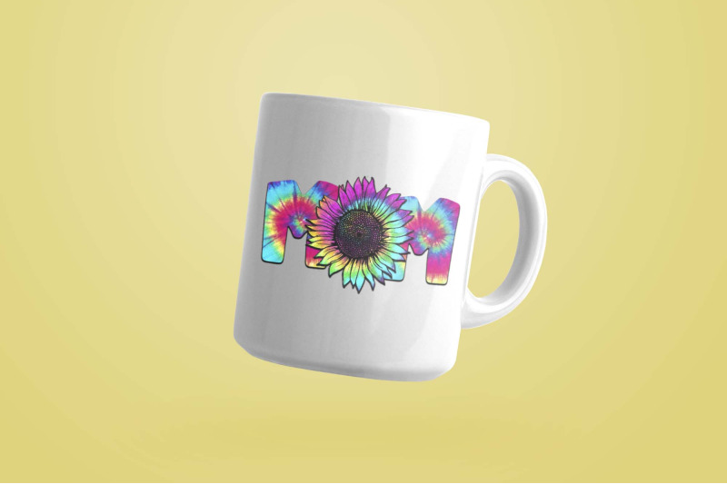 mom-sunflower-rainbow-color-sublimation