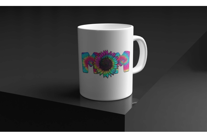 mom-sunflower-rainbow-color-sublimation