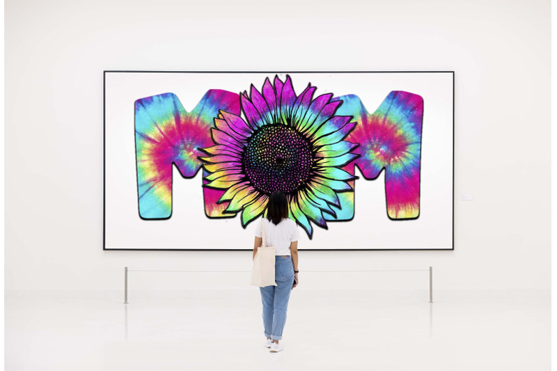 mom-sunflower-rainbow-color-sublimation