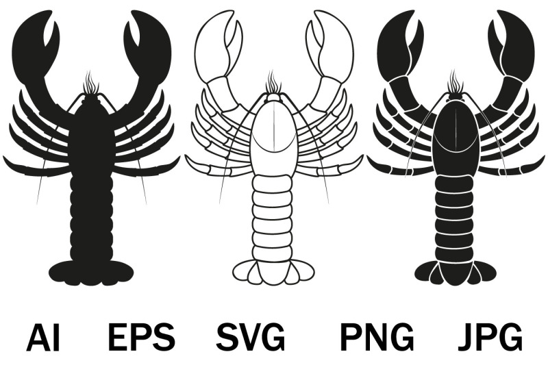 lobster-svg-lobster-monogram-svg