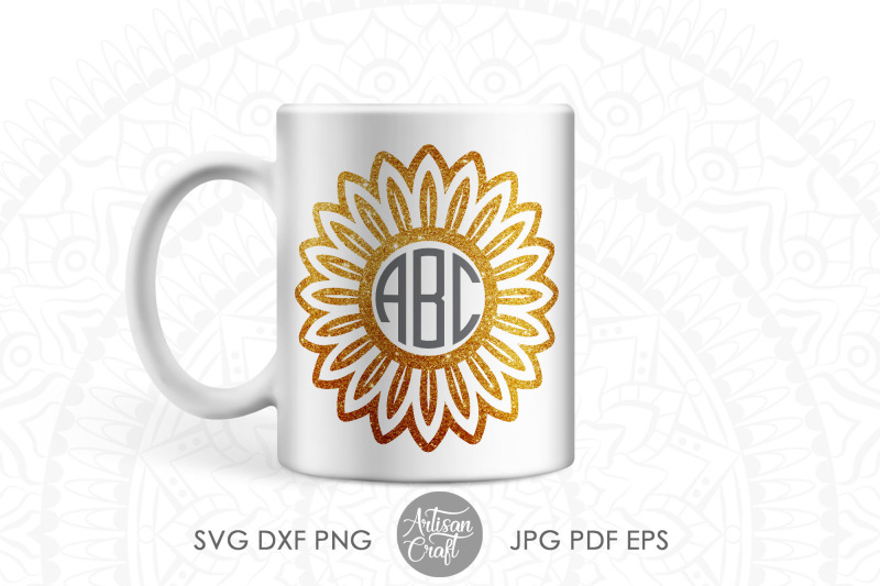 sunflower-monogram-svg