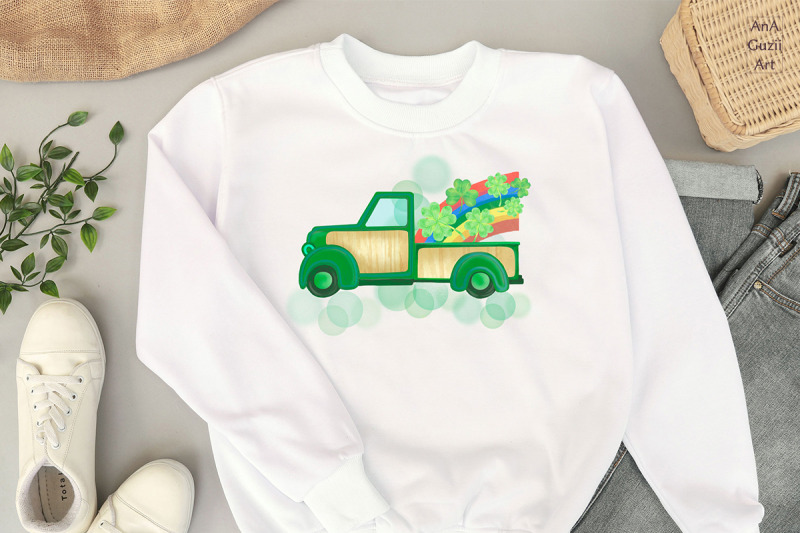 truck-sublimation-st-patricks-day-clipart