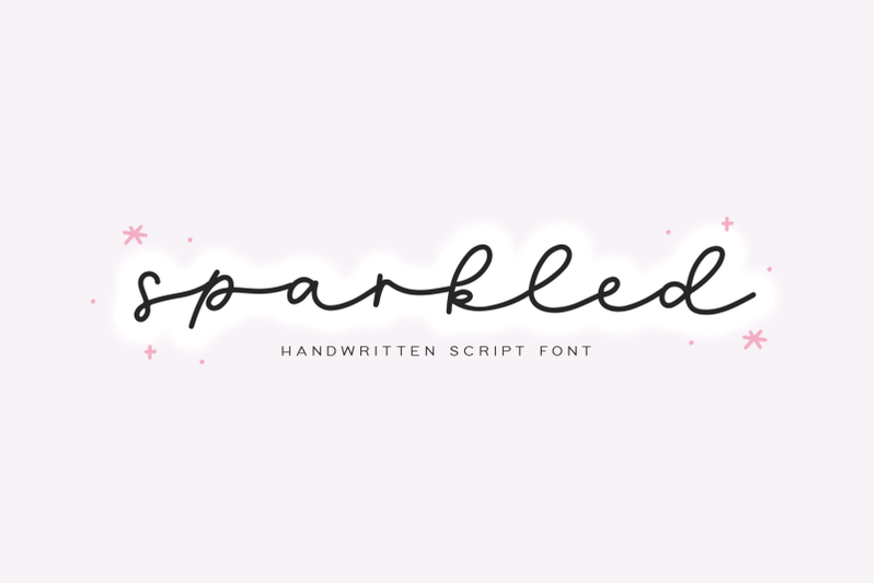 sparkled-handwritten-script-font