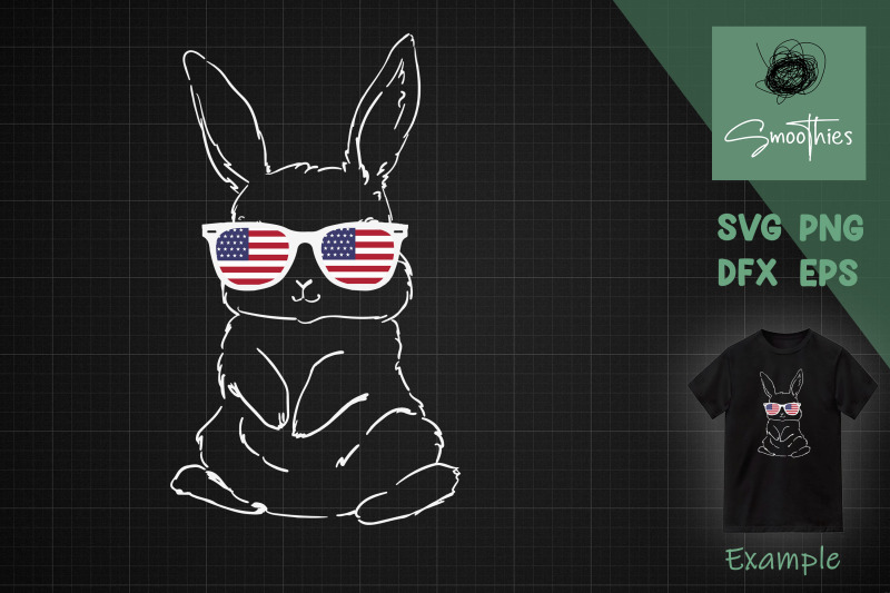 bunny-face-sunglasses-easter-day-usa