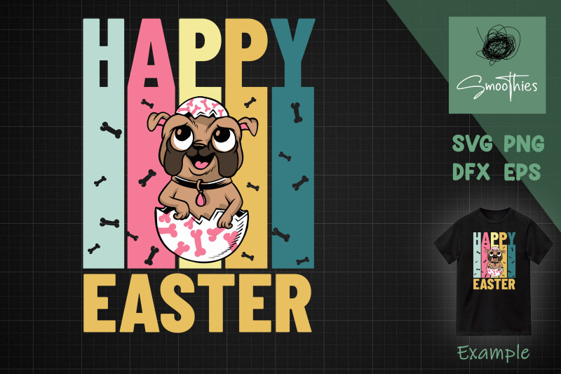 happy-easter-dog-lover-bunny-ears-eggs