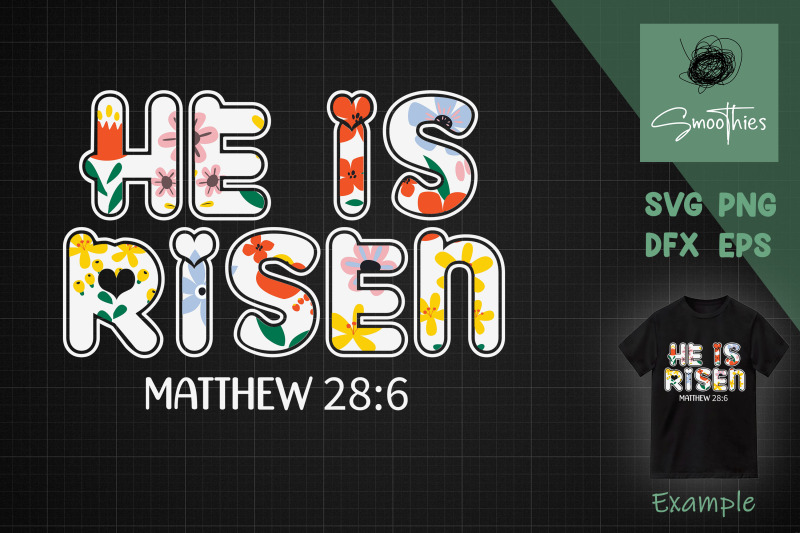 he-is-risen-matthew-28-6-happy-easter