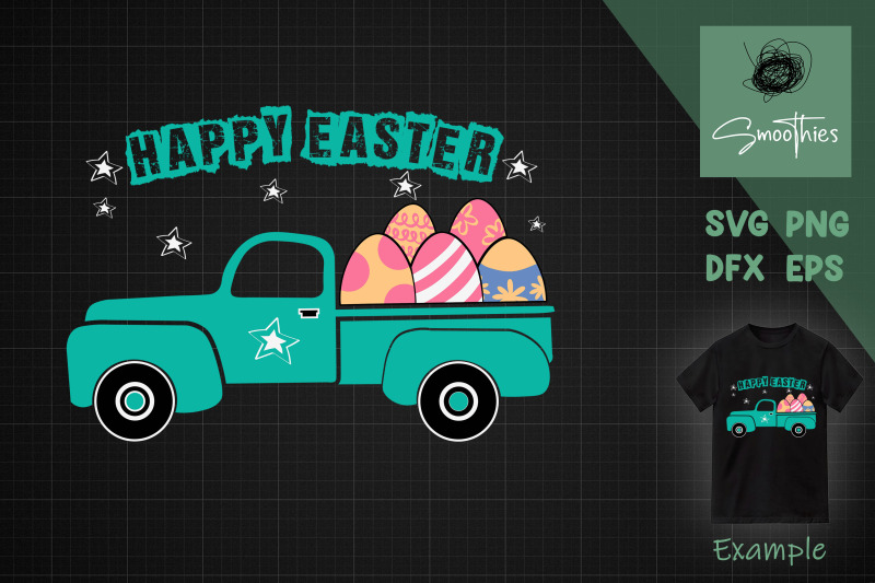 happy-easter-easter-truck-with-eggs