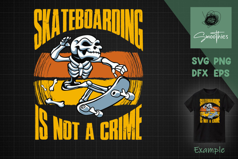 skeleton-skateboarding-is-not-a-crime