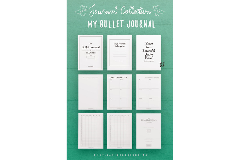 my-bullet-journal-planner-indesign-templates-collection