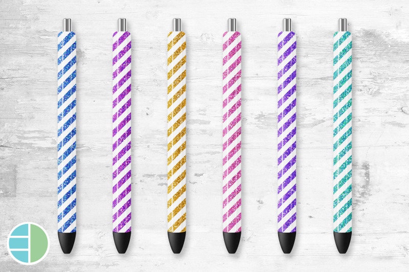 diagonal-stripe-print-sublimation-pen-designs