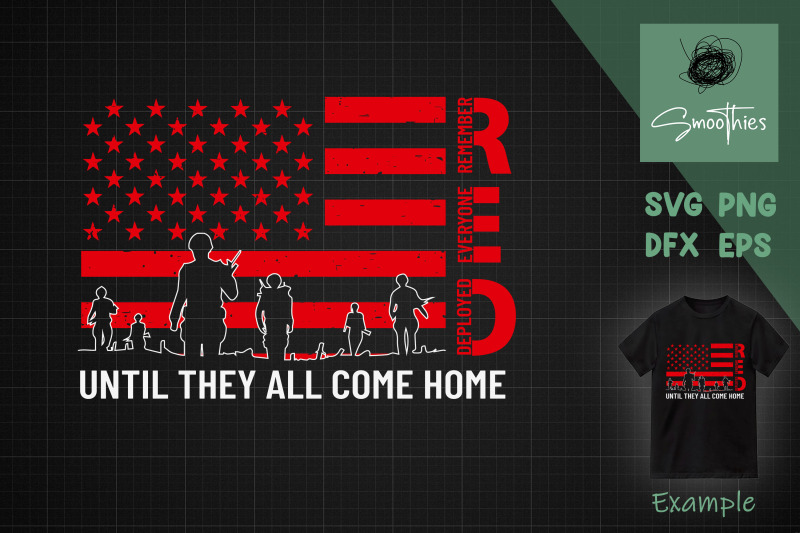 red-friday-military-veteran-deployed