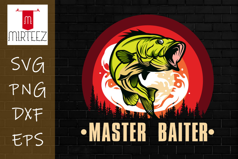 master-baiter-vintage-bass-fishing-lover