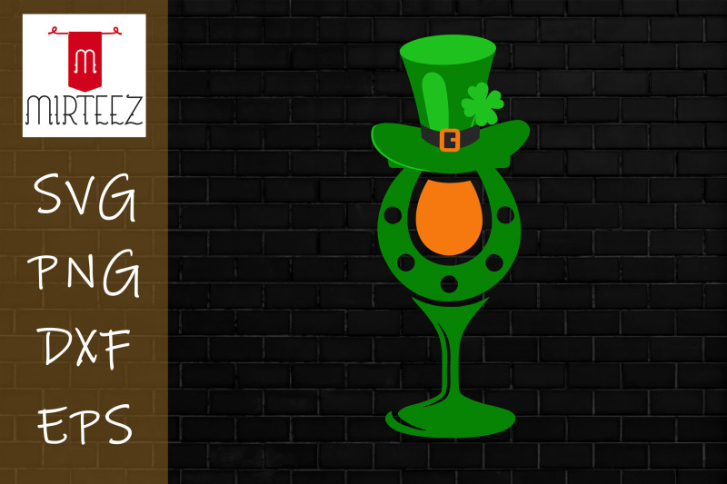 three-wine-glasses-clover-irish-shamrock