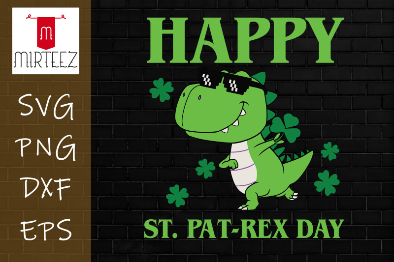 happy-st-pat-rex-day-st-patricks-day