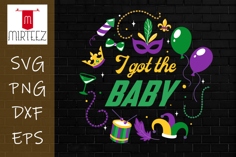 i-got-the-baby-pregnancy-mardi-gras