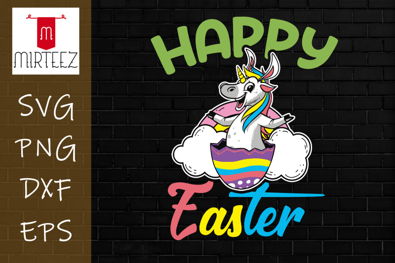 happy-easter-unicorn-bunny-easter-eggs