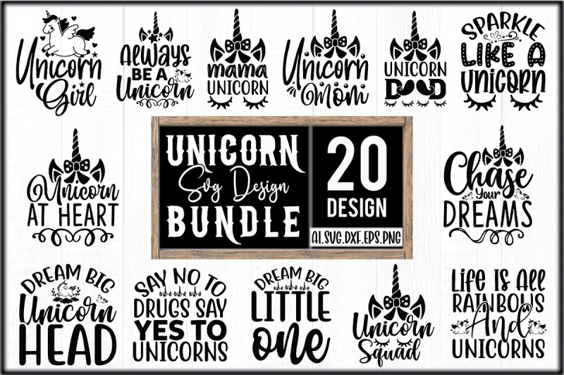 unicorn-svg-design-bundle