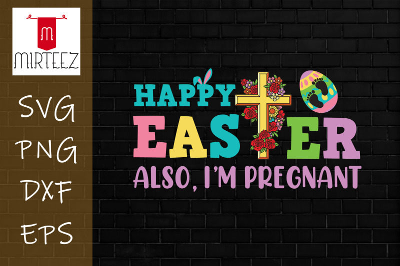 mom-happy-easter-pregnancy-announcement