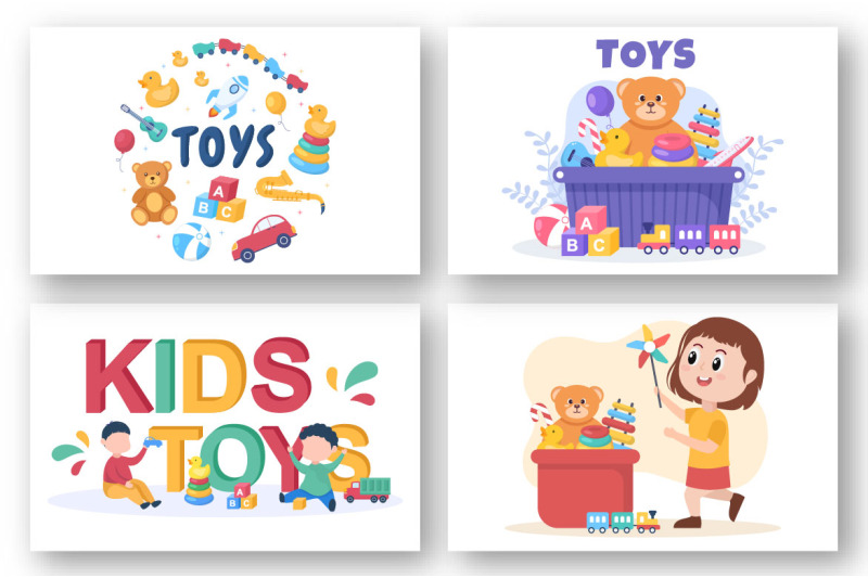 16-kids-toys-in-kindergarten-cartoon-illustration