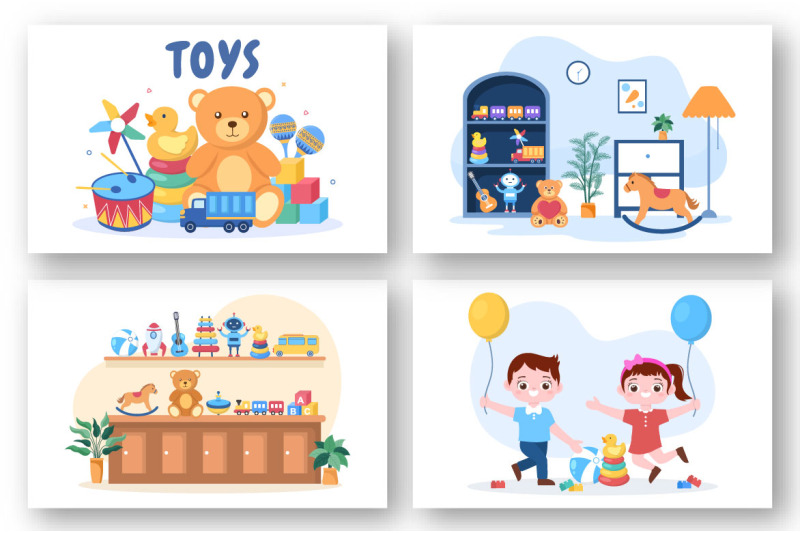 16-kids-toys-in-kindergarten-cartoon-illustration