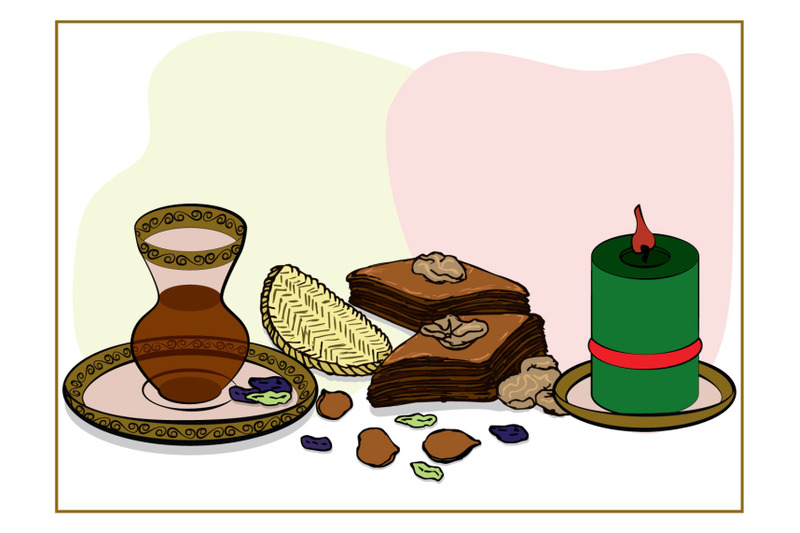 armudu-a-glass-of-tea-and-sweets-in-honor-of-novruz-holiday