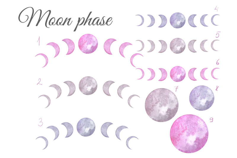 watercolor-moon-phases-clipart-pink-moon-clipart-crescent-moons