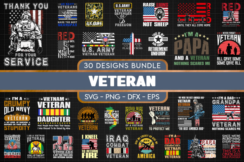 veteran-svg-bundle