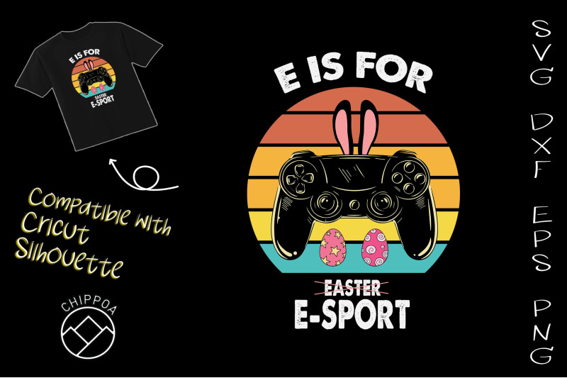 e-is-for-e-sport-funny-easter-gamer