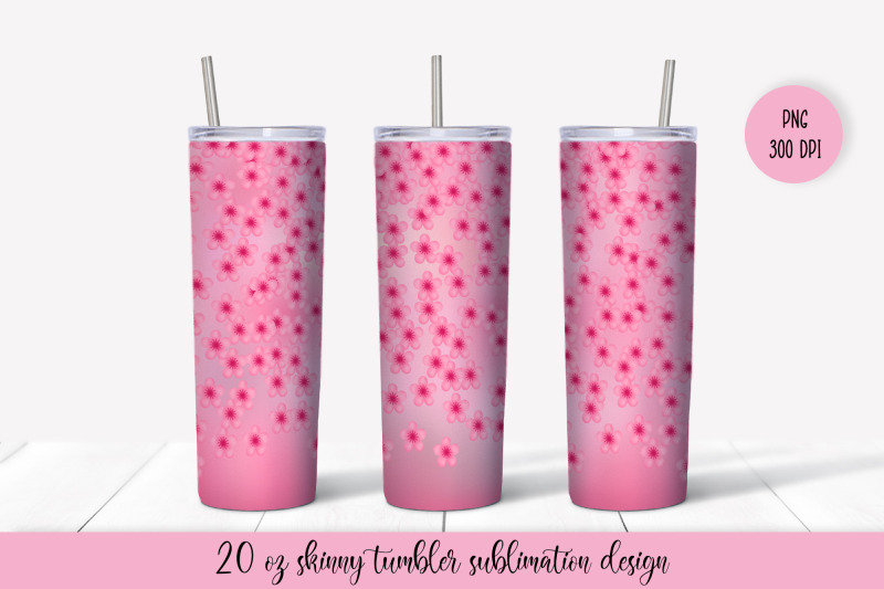 spring-tumbler-sublimation-wrap-floral-tumbler-design