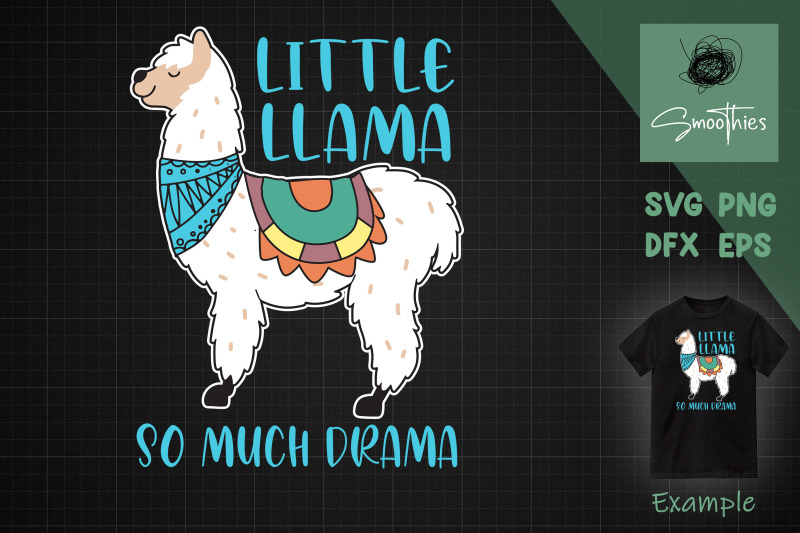 little-llama-so-much-drama-llamas-lover