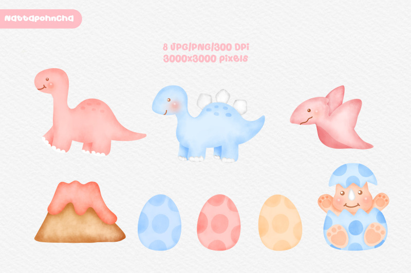 watercolor-cute-dinosaur-clipart