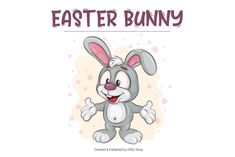 cartoon-easter-bunny-t-shirt-png-svg