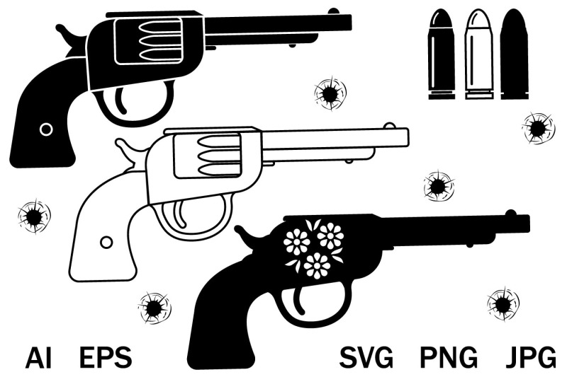 guns-svg-bullet-holes-svg-bullet-svg-monogram-svg