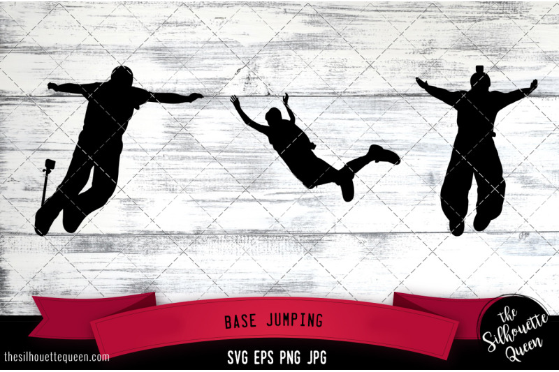 base-jumping-silhouette-vector-svg