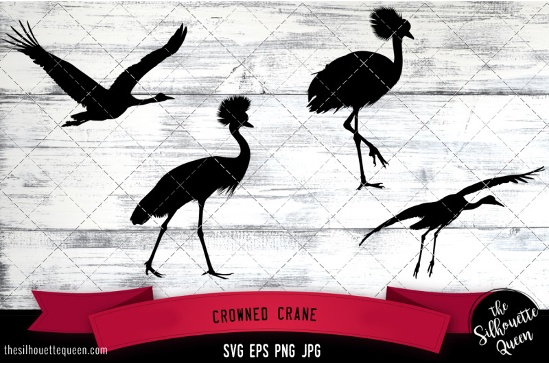 crowned-crane-silhouette-vector-svg