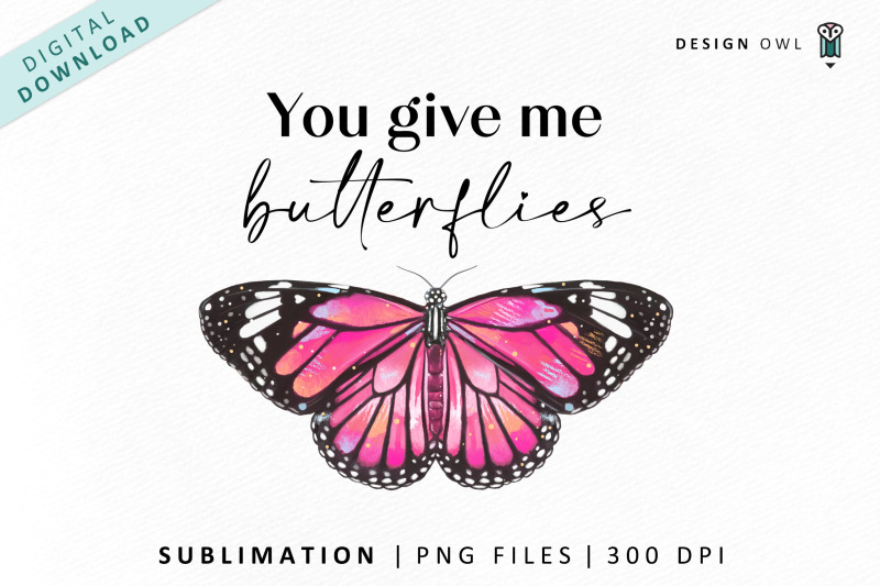 butterfly-quote-watercolor-valentines-sublimation-png