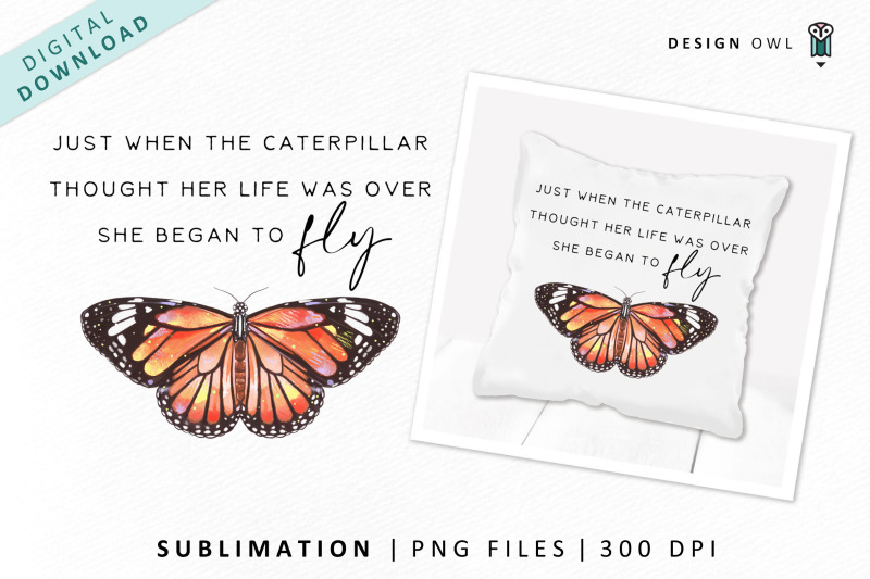 watercolor-butterfly-quote-motivational-sublimation-png