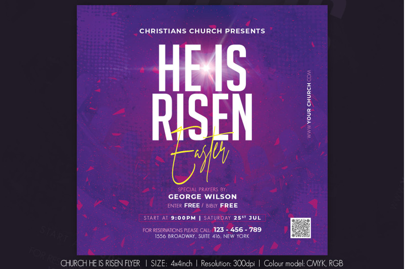 church-he-is-risen-flyer
