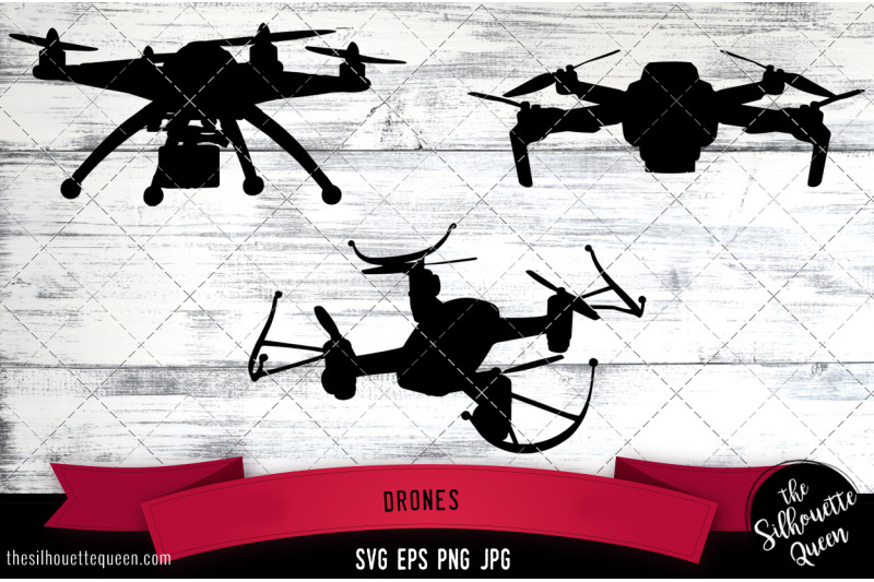 drones-silhouette-vector-svg