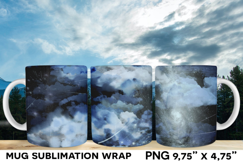 cloud-sky-background-mug-wrap-sublimation