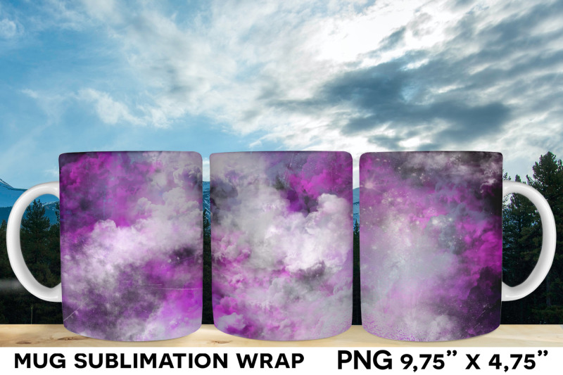 cloud-sky-background-mug-wrap-sublimation